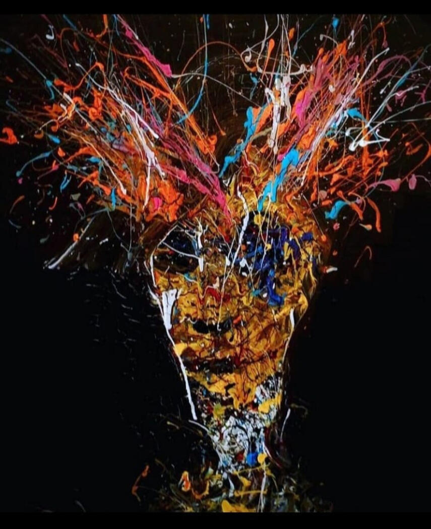 The Jester - Acrylics